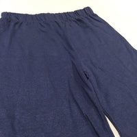 Dark Blue Pyjama Bottoms - Boys 3-6 Months