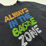 'Always In The Game Zone' Lightweight Black Sweatshirt - Boys 10-12 Years