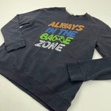 'Always In The Game Zone' Lightweight Black Sweatshirt - Boys 10-12 Years