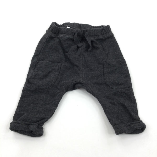Charcoal Grey Lightweight Jersey Trousers - Boys 0-3 Months