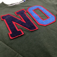 'No' Green Sweatshirt - Boys 6-7 Years