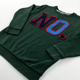 'No' Green Sweatshirt - Boys 6-7 Years