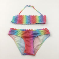 Colourful Two Piece Bikini Set - Girls 10-11 Years