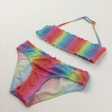 Colourful Two Piece Bikini Set - Girls 10-11 Years