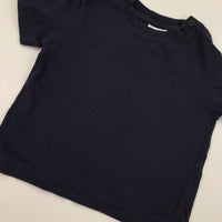 Navy Cotton T-Shirt - Boys 18 Months