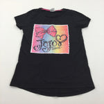 'Jojo Siwa' Sequin Flip Black T-Shirt - Girls 11-12 Years