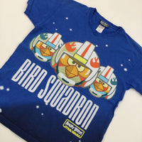 'Bird Squadron' Angry Birds Star Wars Blue T-Shirt  - Boys 9-10 Years