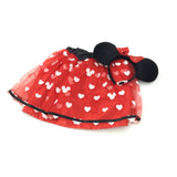 **NEW**Minnie Mouse Skirt & Ears - Girls 3-5 Years