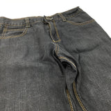 Black Denim Jeans with Adjustable Waistband - Boys 13 Years