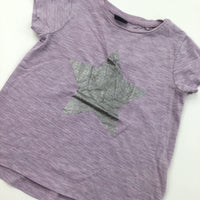 Star Purple T-Shirt - Girls 12-18 Months