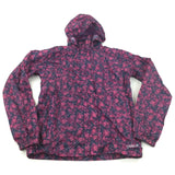 Flowers Pink & Navy Lightweight Showerproof Mac/Cagoule - Girls 11-12 Years