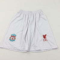 Liverpool Football Club White Shorts - Boys/Girls 14-15 Years