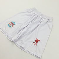 Liverpool Football Club White Shorts - Boys/Girls 14-15 Years