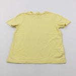 Yellow Cotton T-Shirt - Boys 7-8 Years