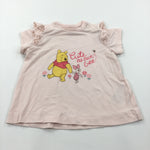'Cute As Can Be' Winnie The Pooh & Piglet Pink T-Shirt - Girls 2-4 Months