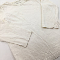 Cream Long Sleeve Top - Girls 12-18 Months