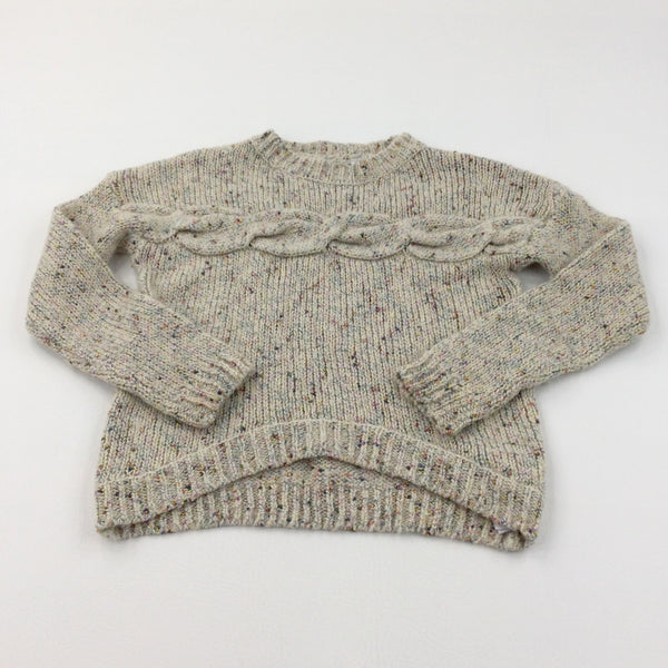 Speckled Cream Knitted Jumper - Girls 12-13 Years