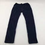 Navy Cord Trousers - Boys 12 Years