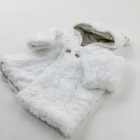 Fluffy White Coat - Boys/Girls Newborn