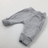Grey Knitted Panel Trousers - Boys/Girls Newborn