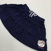 'Hello Kitty' Navy Jersey Skirt - Girls 2-3 Years