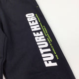 'Future Hero' Black Tracksuit Bottoms - Boys 9-10 Years