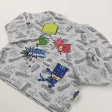 'Team PJ Masks' Grey Long Sleeve Top - Boys 18-24 Months