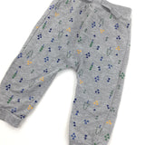 Trees & Triangles Grey Trousers - Boys 9-12 Months