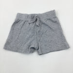 Striped Grey Jersey Shorts - Boys 0-3 Months