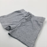 Striped Grey Jersey Shorts - Boys 0-3 Months