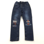 Robot Knees Blue Jeans - Boys 3-4 Years