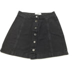 Black Denim Skirt - Girls 10-11 Years