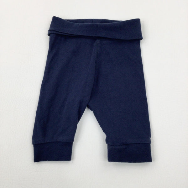 Blue Jersey Trousers - Boys 0-3 Months