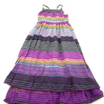 Autograph Colourful Stripes Cotton Sun/Party Dress - Girls 11-12 Years