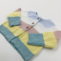 Colourful Striped Cardigan - Girls 0-3 Months