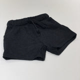 Charcoal Grey Jersey Shorts - Boys 3-6 Months