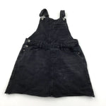 Black Denim Dungaree Dress - Girls 11-12 Years