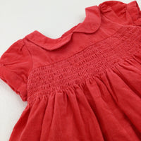 Coral Dress - Girls 0-3 Months