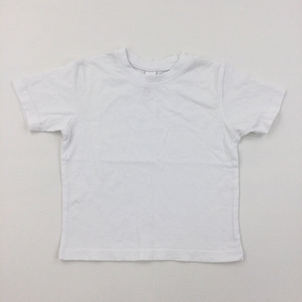 White T-Shirt - Boys 18-24 Months