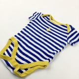 Anchor Striped Blue & White - Boys 3-6 Months