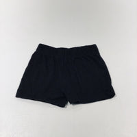 Black Lightweight Jersey Shorts - Boys 3-6 Months