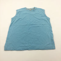 Blue Sleeveless T-Shirt - Boys 7-8 Years