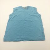 Blue Sleeveless T-Shirt - Boys 7-8 Years