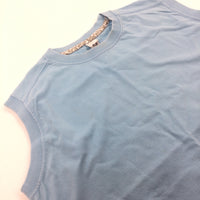 Blue Sleeveless T-Shirt - Boys 7-8 Years