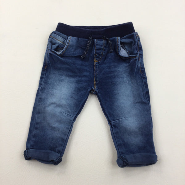 Mid Blue Denim Jeans - Boys 3-6 Months