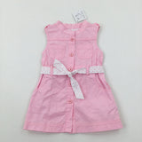 **NEW** Pink Sleeveless Playsuit - Girls 3-6 Months