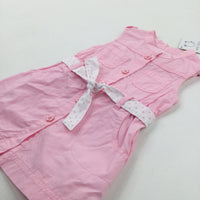 **NEW** Pink Sleeveless Playsuit - Girls 3-6 Months