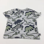 Dinosaurs Grey, Black & Green T-Shirt - Boys 18-24 Months