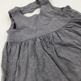 Hearts Grey Dress - Girls 3-6 Months