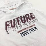 'Future' White Sleeveless Hoodie T-Shirt - Boys 18-24 Months